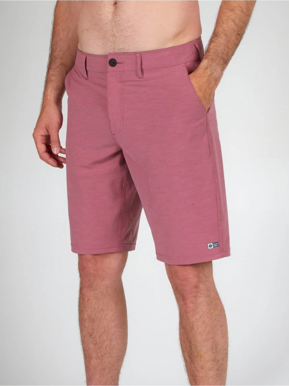 Salty Crew  Drifter 21 Hybrid Walkshort Short In Plum Stretch Performance Chino